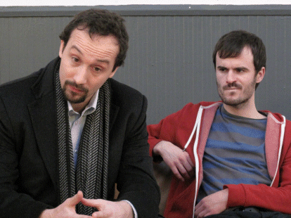 Angus Chisholm and Jonathan Mathews in JerseyTails by John Hill - part of the 2013 Theatre Breaks Festival of new writing